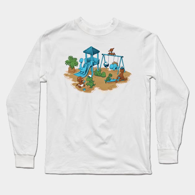 Jurassic Play Park Long Sleeve T-Shirt by Dooomcat